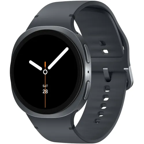Samsung Galaxy Watch8 40mm Aluminium Graphit - Gesundheitsmonitoring und Sportfunktionen - Smartwatch mit 40 mm Aluminiumgehäuse, kratzfestem Saphirglas und umfassender Gesundheitsüberwachung: EKG, Blutsauerstoff, Blutdruck. Ideal für aktive Nutzer!