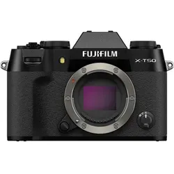 FUJIFILM X-T50 Body schwarz - Systemkamera mit X-Trans CMOS 5 HR Sensor, Fünf-Achsen-Bildstabilisierung und 20 Film-Simulationen für kreative Bildgestaltung