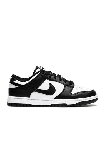 Nike Dunk Panda Niedrig Retro 44 - Sneaker für Herren im ikonischen Schwarz-Weiß-Design, perfekt für jeden Anlass. Der hochwertige Leder-Obermaterial sorgt für Langlebigkeit und Style, während die gepolsterte Innensohle höchsten Tragekomfort bietet.