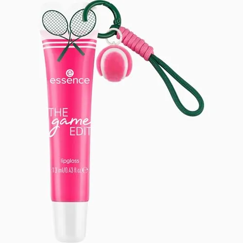 Essence Lipgloss The Game EDIT 01 You're My Match Maker 13ml - Veganer Lipgloss mit schimmerndem Effekt, ideal für einen strahlenden Look. Genießen Sie den fruchtigen Wassermelonen-Geschmack und die leichte Gel-Formulierung. Perfekt für jeden Anlass!