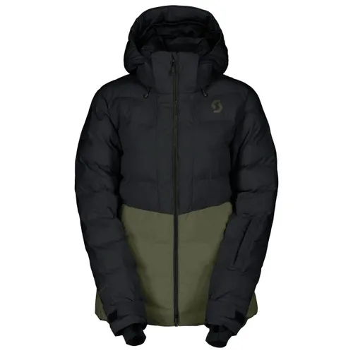 Scott Jacket W's Ultimate Warm - Douglas Green/Black (7868) S - Damen Skijacken mit zwei-lagigem wasserdichten DRYOsphere-Material, optimal für Skifahrerinnen, die Komfort und Stil auch bei widrigem Wetter suchen.