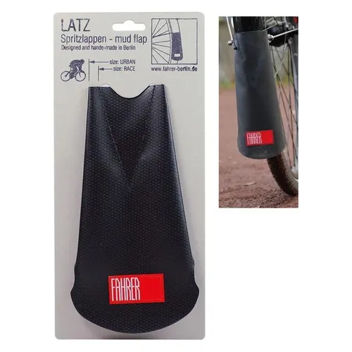 FAHRER Latz Spritzlappen Urban - Schutzblech für Fahrräder - Fahrradschutzbleche, idealer Schutz für Ihr Fahrrad mit einer Breite von 45-55 mm, aus robustem Kunststoff gefertigt.