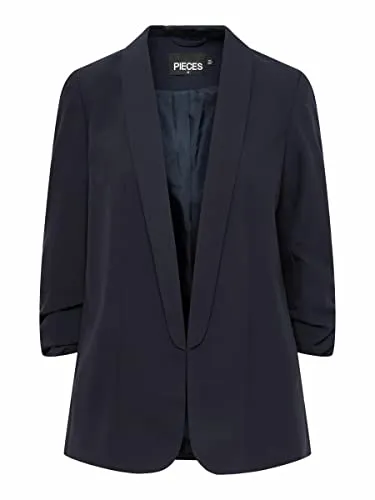 PIECES Female Blazer PCBOSELLA - Eleganter Damenblazer mit 3/4-Ärmeln in regulärer Passform, ideal für stilvolle Outfits im Büro oder Freizeit. Hergestellt aus hochwertigem Material für optimalen Tragekomfort.