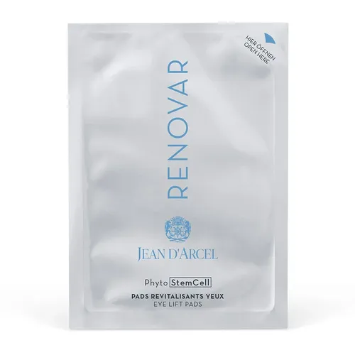 JEAN D'ARCEL RENOVAR Phyto StemCell Pads - Revitalisierende Augenpads mit Sofort-Anti-Falten-Effekt - Augenmasken mit erfrischendem Soforteffekt gegen Falten, Augenringe und Tränensäcke. Ideal für alle Hauttypen, schützt die empfindliche Haut und sorgt für ein jüngeres Aussehen.