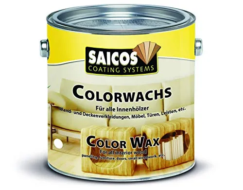 Saicos 500 4009 Colorwachs, Weiss, 2.5 Liter