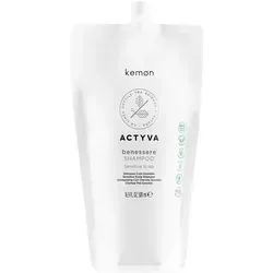 KEMON Actyva Shampoo Scalp Sensible Refill Bag 500ml - Shampoo für empfindliche Kopfhaut, pflegt sanft und beruhigt Irritationen, ideal für sensiblen Haaransatz.