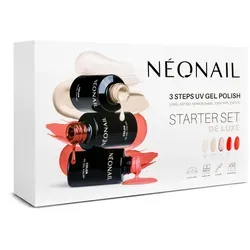 NEONAIL Starter Set DE LUXE - LED UV Lampe & UV Nagellack, umfangreiches Maniküre Set für perfekte Nägel und kreative Designs