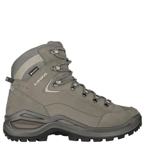Lowa RENEGADE EVO GTX MID Ws Wanderstiefel Damen stein - 8/42 - Wanderschuhe mit GORE-TEX Membran für trockene Füße und Vibram Evo Sohle für optimalen Grip - ideal für jedes Outdoor-Abenteuer!