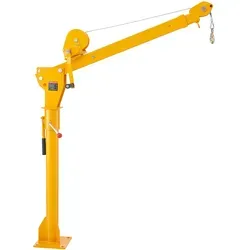 VEVOR Pick Up Kran 499 kg Traglast - Seilwinden für Baustellen und Fabriken, mit 360° Schwenkfunktion und robustem Stahl, ideal für schwere Lasten und vielseitige Anwendungen.