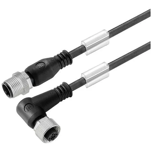 Weidmüller Verbindungsleitung SAIL-M12GM12W-3-8.6U - Konfektionierte Sensor-Aktor-Leitung für zuverlässige Verbindungen und Datenübertragung, ideal für industrielle Anwendungen.