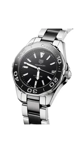 Tag Heuer Aquaracer Date Lady WAY131C.BA0913 - Luxus-Armbanduhr für Damen mit 300 m Wasserdichtigkeit, 12-Stunden-Zifferblatt und edlem Diamantbesatz. Stilvolles Design aus Edelstahl und Keramik.