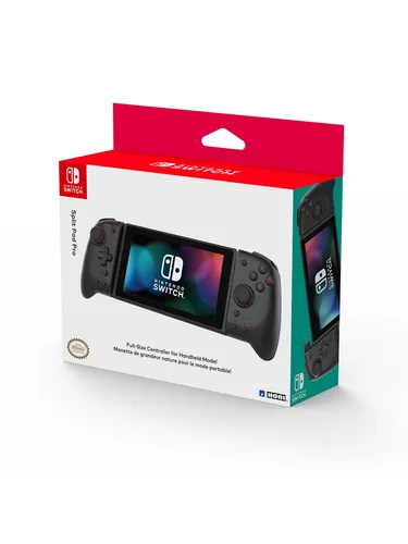 HORI Split Pad Pro (Schwarz) - Handheld Controller für Nintendo Switch, ergonomisches Design mit zuweisbaren Tasten und Turbo-Funktionen