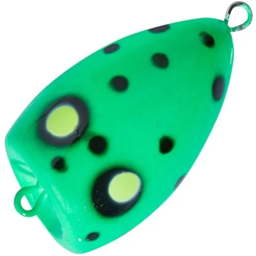 Balzer Popper Splash - Pilot zum Forellenangeln, Größe/Gewicht/Farbe:2.2cm / 1.6g / UV Grün