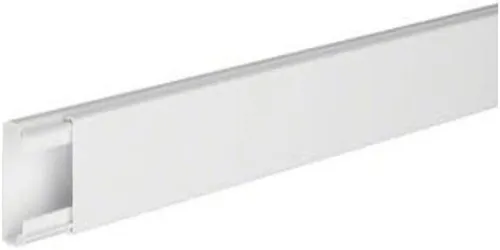 Hager LF4006009016 - 2m Leitungsführungskanal aus PVC 40x60mm, ideal für sichere Elektroinstallationen und einfache Montage