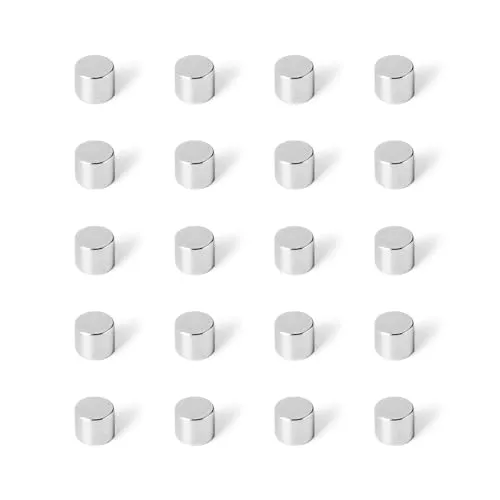 Strong Magnets Neodym Magnet - Rund 4 x 3 mm - 20 Stück - Extra stark, hält bis 400 g - Für Magnettafel, Kühlschrank, Whiteboard, Pinnwand, Büro