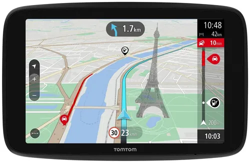 TomTom GO Navigator 6 Zoll - Stauvermeidung mit TomTom Traffic, kostenlose Weltkarten-Updates und Bluetooth-Freisprechfunktion für sichere Fahrten