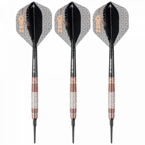 Softdart, bronze silber schwarz, 97,5% Tungsten, 18 Gramm