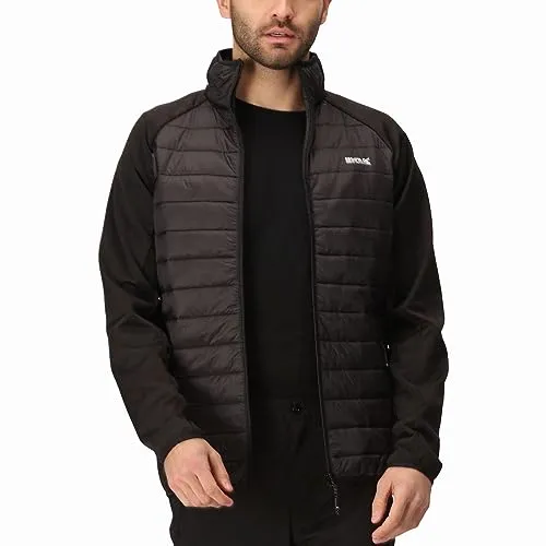 Regatta Clumber IV Hybridjacke für Herren - Funktionsjacke mit Warmloft-Isolierung, wasserabweisend und ideal für Outdoor-Aktivitäten. Beweglich dank Extol-Stretchmaterial – perfekt für Abenteuer und Alltag.