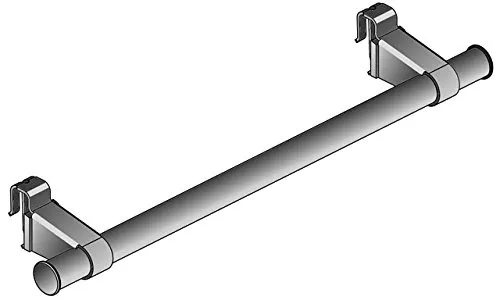 Kermi Handtuchhalter Flachheizkörper 600mm - Weiß - Handtuchhalter für Kermi Flachheizkörper, einfach zu montieren und bietet zusätzliche Bautiefe von 61mm. Ideal für moderne Badezimmer.