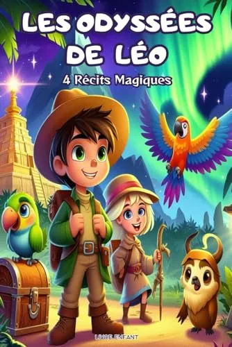Les Odyssées de Léo - 4 Récits Magiques - Livre Enfant: Des aventures captivantes sur le courage, l'amitié, la connaissance de soi, la découverte