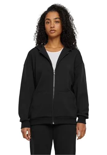 Urban Classics Damen Kapuzenpullover Ladies Cozy Oversized Zip Hoody - Kapuzenpullover für Damen mit lässigem Oversized Fit und praktischem Reißverschluss für vielseitige Stylingoptionen und Komfort.
