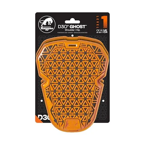 Furygan Schultern ODER HÜFTEN Schutz D3O Ghost L1 Unisex - EIN Paar Level 1 zugelassene diskrete D3O unsichtbare Protektoren für Motorrad-Jeanshosen - D3O Sicherheitstechnologie - Einheitsgröße