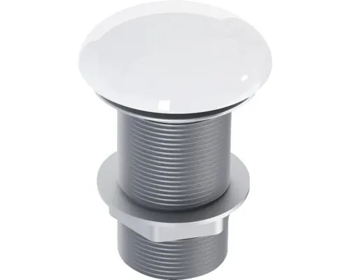Jungborn Ablaufventil für Waschtisch ohne Überlauf 1 1/4" hochglanz - Elegantes Ablaufventil in hochglänzendem Weiß, ideal für moderne Waschtische. Perfekte Passform und einfache Installation für eine stilvolle Badezimmergestaltung.