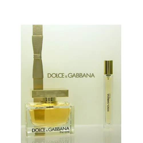 Dolce & Gabbana The One Eau de Parfum für Damen - 75 ml & 10 ml - Elegantes Eau de Parfum mit verführerischem Duft, ideal für besondere Anlässe. Praktischer 10 ml Flakon für unterwegs.