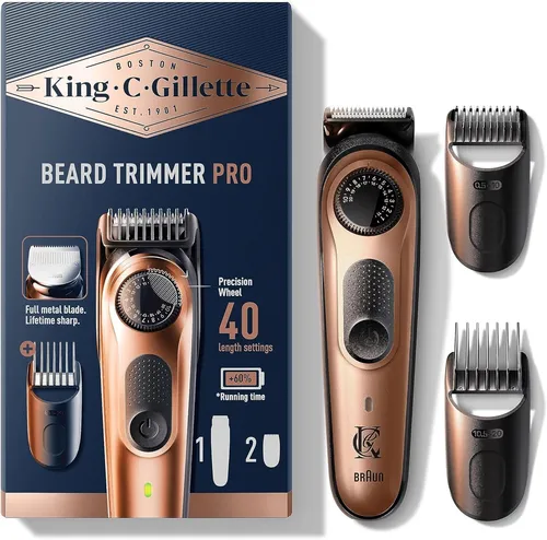 Gillette Pro Roller Elektrischer Bartschneider - Haar- & Bartschneidegeräte, mit schnellem USB-Laden für effiziente Nutzung und präzises Trimmen.