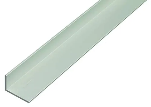 Alberts 472535 Winkelprofil | Aluminium, silberfarbig eloxiert | 1000 x 50 x 20 mm