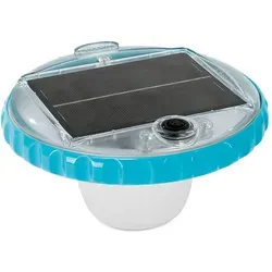 Intex Solar Powered LED Floating Poolleuchte - Solarbetriebene Blitzboje, 2 Beleuchtungsmodi und automatische Abschaltung für stimmungsvolle Poolnächte