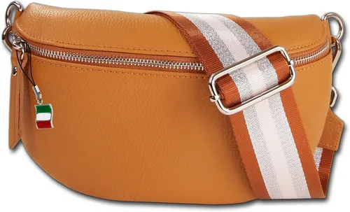 Robin Ruth Bauchtasche navy beige aus Baumwolle und Polyester - Stylische Bauchtasche in navy und beige, ideal für unterwegs. Mit mittlerem Volumen von 25x15x8cm bietet sie Platz für Ihre Essentials.