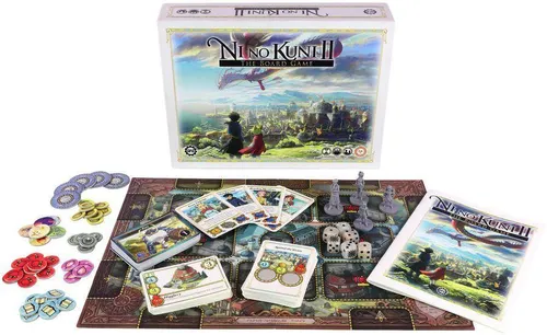 Ni No Kuni II Brettspiel von Steamforged Games - Strategisches Familienspiel basierend auf Ni No Kuni II, ideal für Spieleabende und Fans der Reihe.