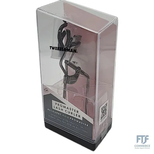 TWEEZERMAN ProMaster Lash Curler Gunmetal - Wimpernzange für mandelförmige Augen: Der 38-Grad-Winkel und hypoallergene Silikonpads sorgen für intensiven Schwung und schützen die Wimpern vor Abbrechen.