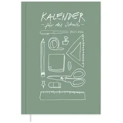 Eine der Guten Verlag Lehrerkalender Lehrerplaner 2025 2026 - A4, mint grün, 1 Doppelseite / Woche, Schuljahr 25/26, 224 S. Softcover, klimaneutral grün