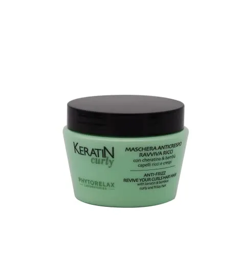  Keratin Curly Maske für widerspenstiges und krauses Haar gegen strapaziertes Haar 250 ml