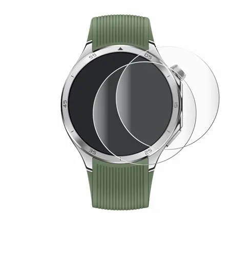 BROTECT 2 Stück Full-Cover Schutzfolie für OnePlus Watch 3 Full-Screen Displayschutz-Folie [3D Curved, Anti-Fingerprint, Kristall-Klar]