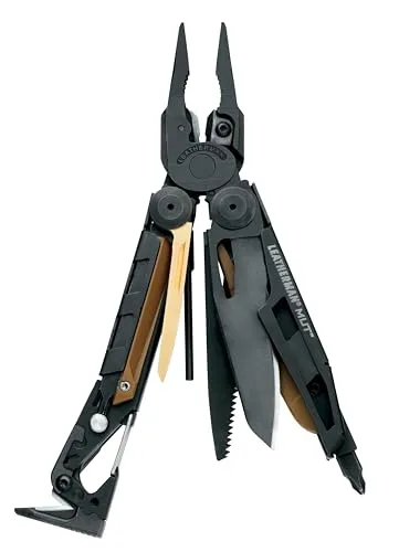 Leatherman MUT Multi-Tool - Militärische Ausrüstungspflege mit 16 Werkzeugen, inklusive grünem Molle-Holster