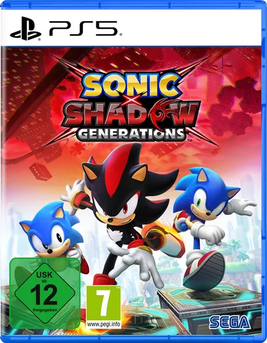 Sonic x Shadow Generations Day One Edition - PS5 - PC- & Videospiele: Erlebe ein episches Zeitreiseabenteuer mit Shadow und verbesserten Grafiken in legendären Leveln. Enthält exklusive Inhalte und neue Kräfte für ein unvergessliches Gameplay!