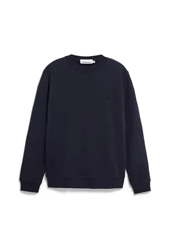 ARMEDANGELS Herren Sweatshirt aus Bio-Baumwolle BAARO Loop Regular Fit Night Sky S