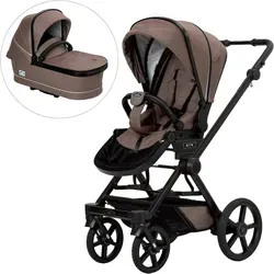 Hartan Kombi-Kinderwagen Ivy GTR Outdoor, Made in Germany - Hochwertiger Kinderwagen mit umsetzbarer Sitzeinheit, UV-Schutz 50+ und geräuschloser Verdeckverstellung – ideal für aktive Familien.