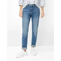 Brax Damen Five-Pocket-Hose Style CAROLA USED VINTAGE BLUE - Stylische Five-Pocket-Hose im femininen Schnitt, ideal für den Alltag. Der USED LOOK verleiht einen modischen Vintage-Charme und passt perfekt zu jedem Outfit.