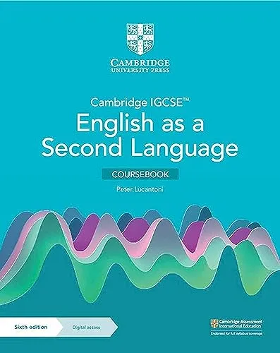 Cambridge IGCSE English as a Second Language Coursebook + Digital Access 2 Years - Fachbuch für Englisch als Zweitsprache, ideal für Schüler, die ihre Sprachkenntnisse effektiv verbessern möchten.