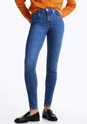 Tommy Hilfiger Damen Jeans Hose Como Skinny Fit - Blau (Nos Mid Blue), 30W/27L - Jeans im Skinny Fit, ideal für Büro und Alltag. Hoher Tragekomfort dank Stretchanteil und nachhaltigen Materialien, perfekt für eine schöne Silhouette.