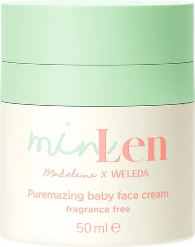 minLen Pflege BabysPuremazing Face Cream 50 ml - Sanfte Gesichtscreme für Babys, pflegt die empfindliche Haut und sorgt für langanhaltende Feuchtigkeit. Ideal für die tägliche Babypflege.