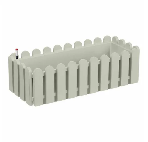 ONDIS24 Blumenkasten Landhaus - Witterungsbeständiger Balkonkasten mit Wasserspeicher - Blumenkasten aus recyceltem Kunststoff, ideal für Balkon und Garten, mit integriertem Wasserspeicher für optimale Pflanzenpflege.