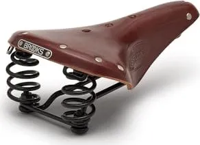 Brooks England Ltd Unisex Sattel Flyer Classic Line, Braun - Fahrradsattel in klassischem Design, bietet außergewöhnlichen Komfort und Langlebigkeit für alle Radfahrer.
