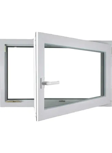 Meeth Kellerfenster 80 x 40 cm DIN rechts – 1-flügelig Dreh-Kipp in Weiß - Fenster für Keller mit Dreh-Kipp-Funktion, sorgt für optimale Belüftung und ist ideal für lichtdurchflutete Räume.