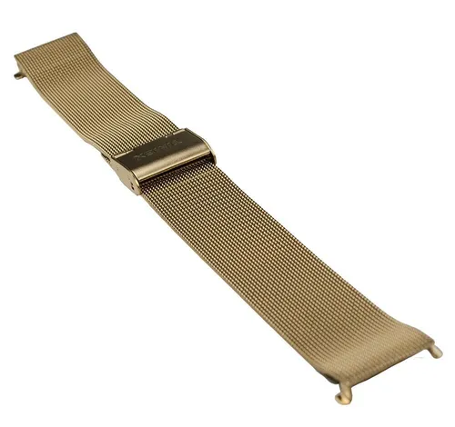 Timex Uhrenarmband Edelstahl Milanaise Goldfarben hochglanz T2J921