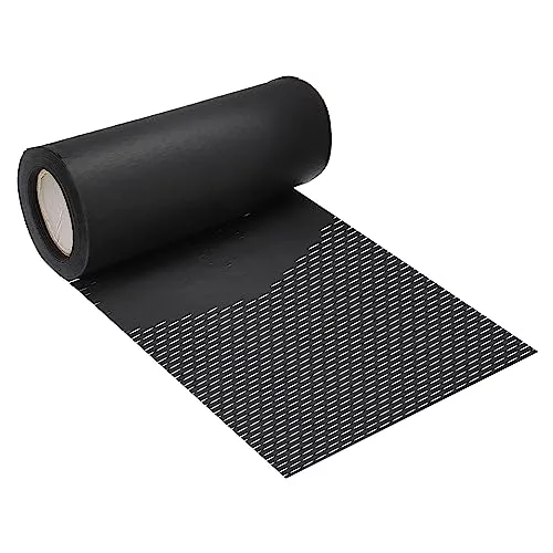 sourcing map Wabenförmiges Packpapier 12"x65.6Ft Dämpfender Umschlag Rollen Packpapier für Umzug Versand Verpackung Geschenke Schwarz